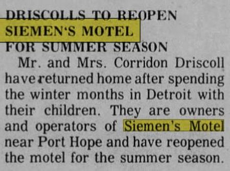 Windmill Motel (Siemen Motel) - Apr 1972 Open For The Season (newer photo)